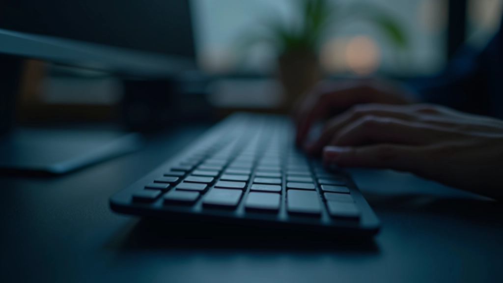 Keyboard with highlighted keys showing navigation shortcuts and accessibility features