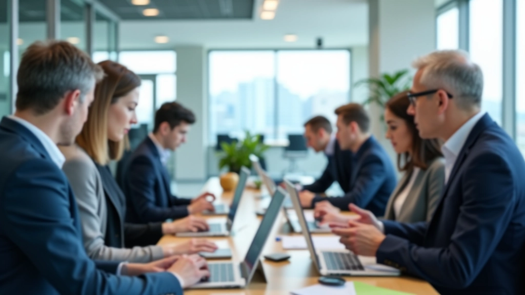 AccessHub Limited team working on web accessibility projects in modern office