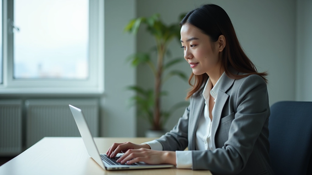 Accessibility professional conducting keyboard navigation testing on a website interface